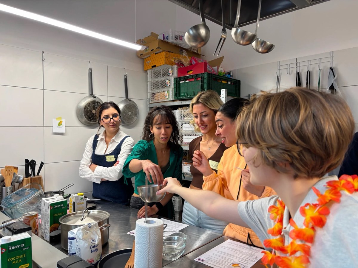 Culinary workshop at the Nook Kitchen, Aurora Community Centre, Kraków